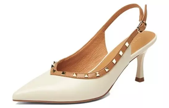 Туфли женские на высоком каблуке Pt'Son, цвет Apricot