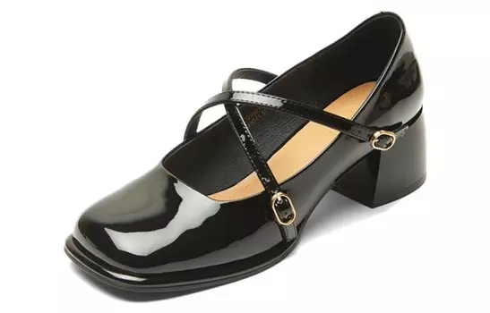 Туфли женские на высоком каблуке Pt'Son, коричневый