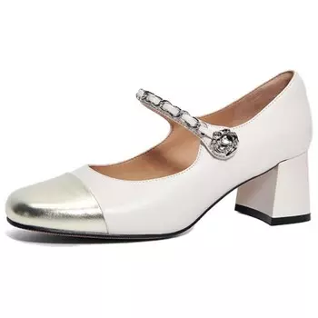 Туфли женские на высоком каблуке Pt'Son, серебряный