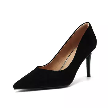 Туфли женские на высоком каблуке Pt'Son, цвет Black cashmere