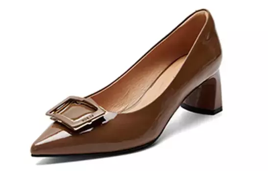 Туфли женские на высоком каблуке Pt'Son, цвет Dark Coffee