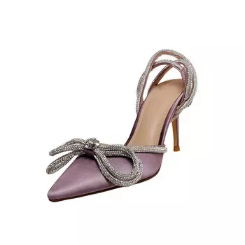 Туфли женские на высоком каблуке Pwpj, черный