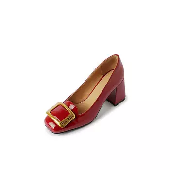 Туфли женские на высоком каблуке Pwpj, черный