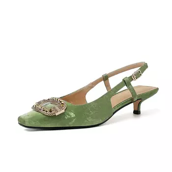 Туфли женские на высоком каблуке Pwpj, коричневый