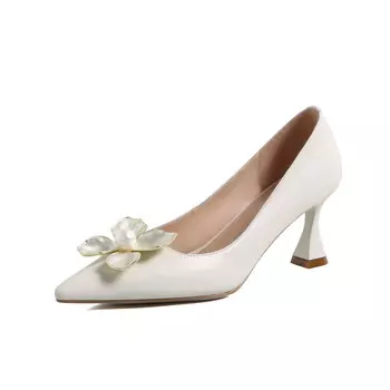 Туфли женские на высоком каблуке Pwpj, желтый