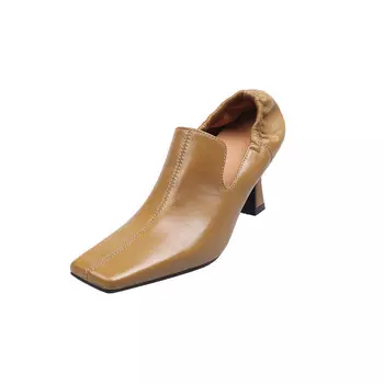 Туфли женские на высоком каблуке Qiaoliner, цвет Milk White