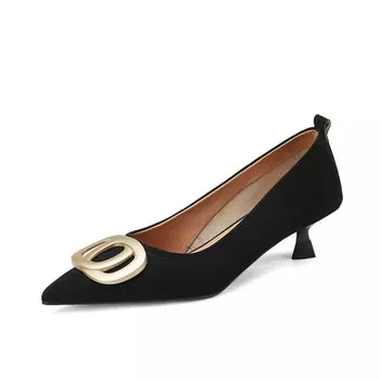 Туфли женские на высоком каблуке Quicheshoes, коричневый