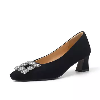 Туфли женские на высоком каблуке Quicheshoes, коричневый