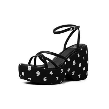 Туфли женские на высоком каблуке Raphael Sona, черный