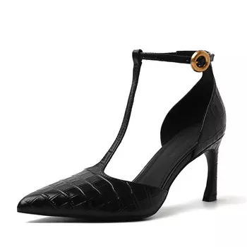 Туфли женские на высоком каблуке Raphael Sona, коричневый