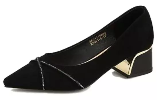 Туфли женские на высоком каблуке Safiya, черный