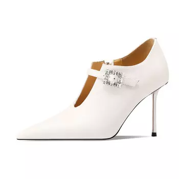 Туфли женские на высоком каблуке Schilling, белый