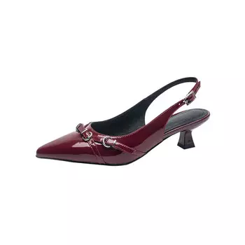 Туфли женские на высоком каблуке Schilling, цвет Burgundy