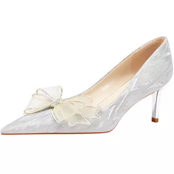 Туфли женские на высоком каблуке Schilling, цвет Silver 4.5