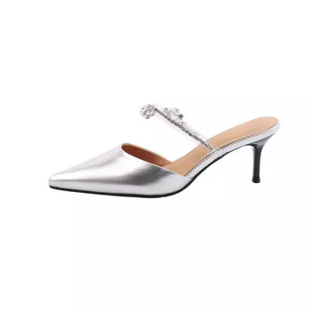 Туфли женские на высоком каблуке Schilling, серебряный