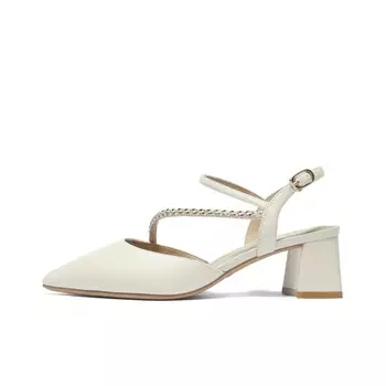 Туфли женские на высоком каблуке Senda, желтый