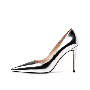 Туфли женские на высоком каблуке серебряный Jooc, цвет Future Silver