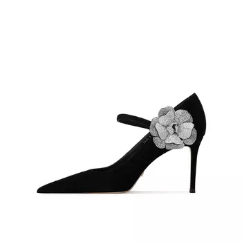 Туфли женские на высоком каблуке Shesrim, черный