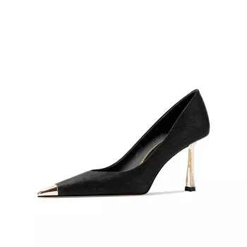 Туфли женские на высоком каблуке Shesrim, черный