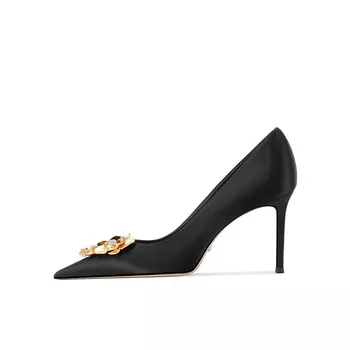 Туфли женские на высоком каблуке Shesrim, цвет Khaki Gray