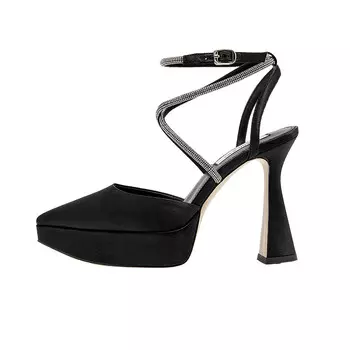 Туфли женские на высоком каблуке Shoeszooo, черный