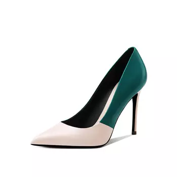 Туфли женские на высоком каблуке Shudaier, цвет Light green 10cm