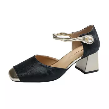 Туфли женские на высоком каблуке Shuxi, зеленый