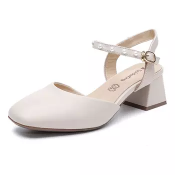 Туфли женские на высоком каблуке Spider King, бежевый