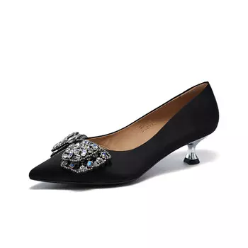 Туфли женские на высоком каблуке St&Sat, черный