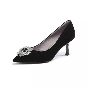 Туфли женские на высоком каблуке St&Sat, черный