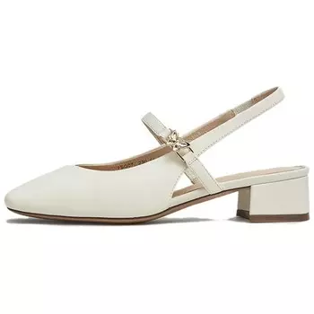 Туфли женские на высоком каблуке Tata, бежевый/желтый