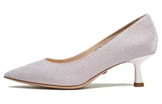 Туфли женские на высоком каблуке Tata, серебряный