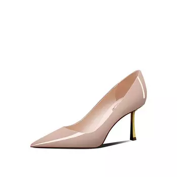 Туфли женские на высоком каблуке телесные Miss Left, цвет Nude