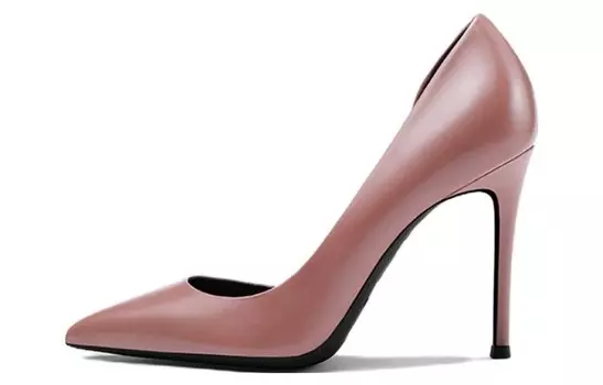 Туфли женские на высоком каблуке телесные Shudaier, цвет Nude