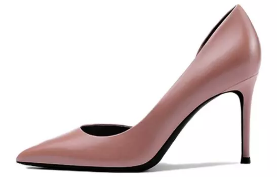 Туфли женские на высоком каблуке телесные Shudaier, цвет Nude