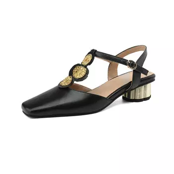 Туфли женские на высоком каблуке Vandeelen, черный