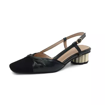 Туфли женские на высоком каблуке Vandeelen, хаки