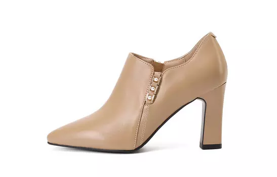 Туфли женские на высоком каблуке Vedullar, бежевый