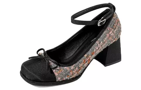 Туфли женские на высоком каблуке Wonderful Couple, черный