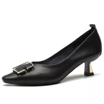 Туфли женские на высоком каблуке Yafei Xuanyu, черный