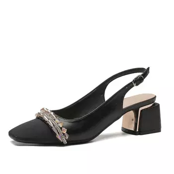 Туфли женские на высоком каблуке Yafei Xuanyu, черный