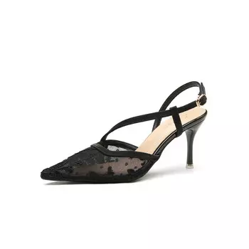 Туфли женские на высоком каблуке Yafei Xuanyu, цвет Apricot