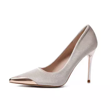 Туфли женские на высоком каблуке Yafei Xuanyu, зеленый