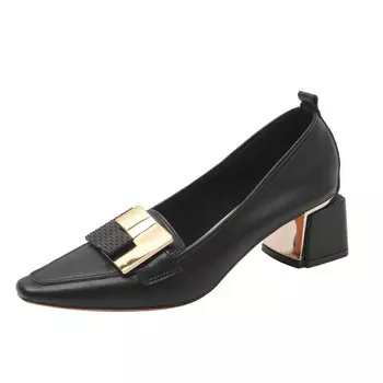 Туфли женские на высоком каблуке Yafei Xuanyu, черный