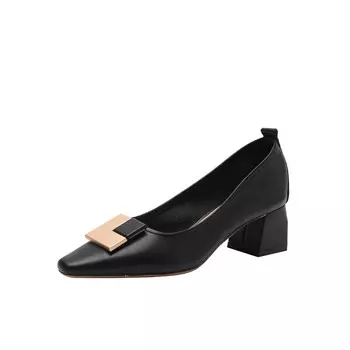 Туфли женские на высоком каблуке Yafei Xuanyu, хаки