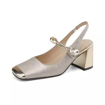 Туфли женские на высоком каблуке Yikefei, цвет Emerald Green