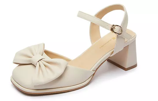 Туфли женские на высоком каблуке Zgr, бежевый