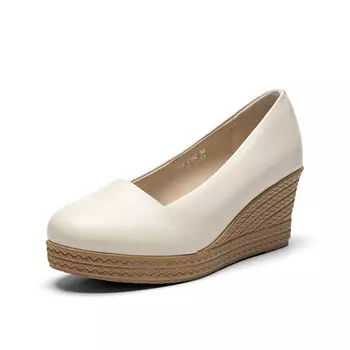 Туфли женские на высоком каблуке Zhr, бежевый