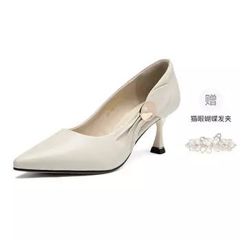 Туфли женские на высоком каблуке Zhr, цвет Nude