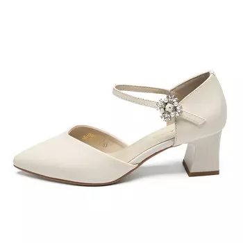 Туфли женские на высоком каблуке Zhr, серебряный